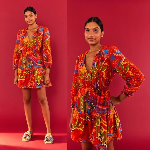 FARM Rio Magic Forrest Mini Dress - Picture 5 of 11